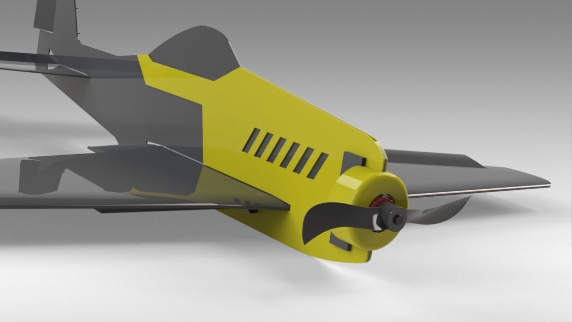 Download Free Stl File V1 Release New Rc Plane • 3d Printer Object ・ Cults